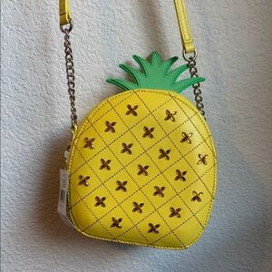 NWT Kate Spade Yellow Pineapple Crossbody Bag
